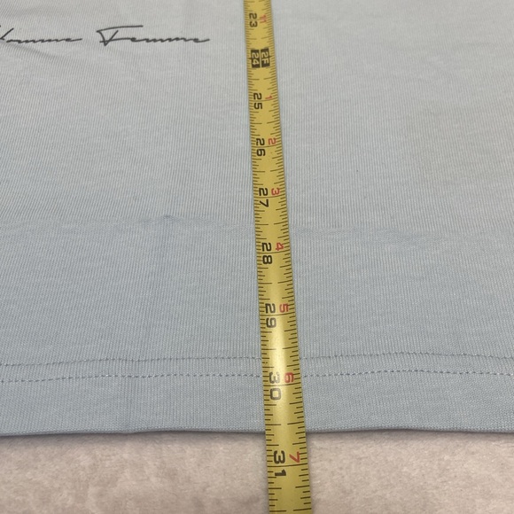 HOMME + FEMME Size XXL NWT Paradise Chain Blue Short Sleeve Shirt - Picture 5 of 10